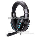 Free sample high quality cheap computer gamer headset with USB connector for PS4